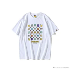 Hypeyourbeast BAPE Baby Milo Pokémon Tee Shirt 'WHITE'