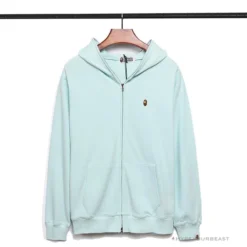 Hypeyourbeast Clothes BAPE Classic Ape Head Hoodie 'CYAN'