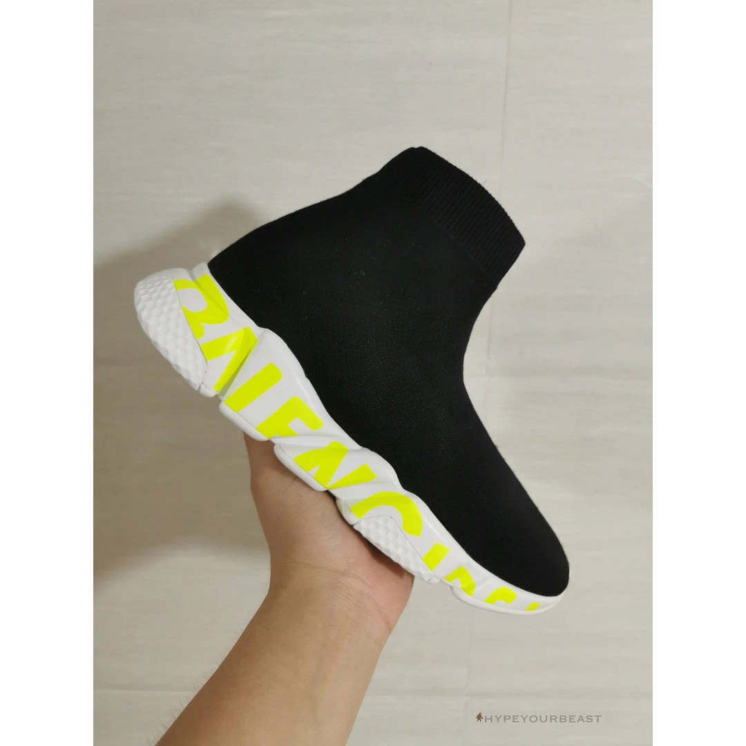 HypeYourBeast BCG Sock Sneakers Black White Yellow 2 HypeYourBeast BCG Sock Sneakers Black White Yellow
