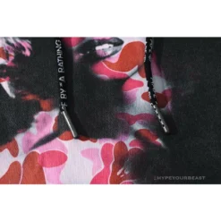 Hypeyourbeast Clothes BAPE Marilyn Monroe Powder Camouflage Hoodie 'BLACK'