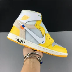 Hypeyourbeast Off-White X Air Jordan 1 High Canary Yellow 39 Hypeyourbeast Off-White X Air Jordan 1 High Canary Yellow