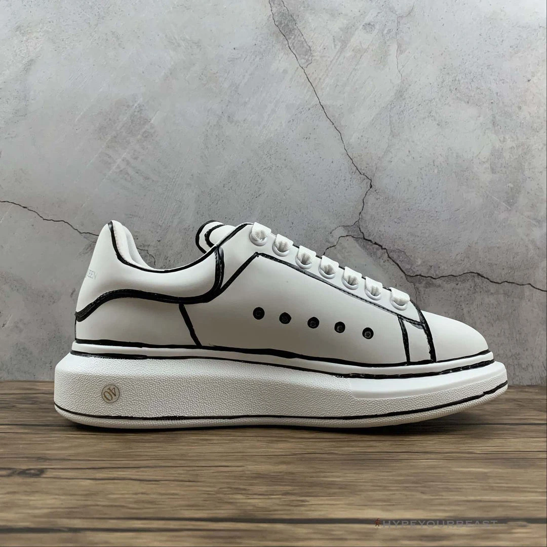 HypeYourBeast Alexander McQueen White / Black Outline 16 HypeYourBeast Alexander McQueen White / Black Outline