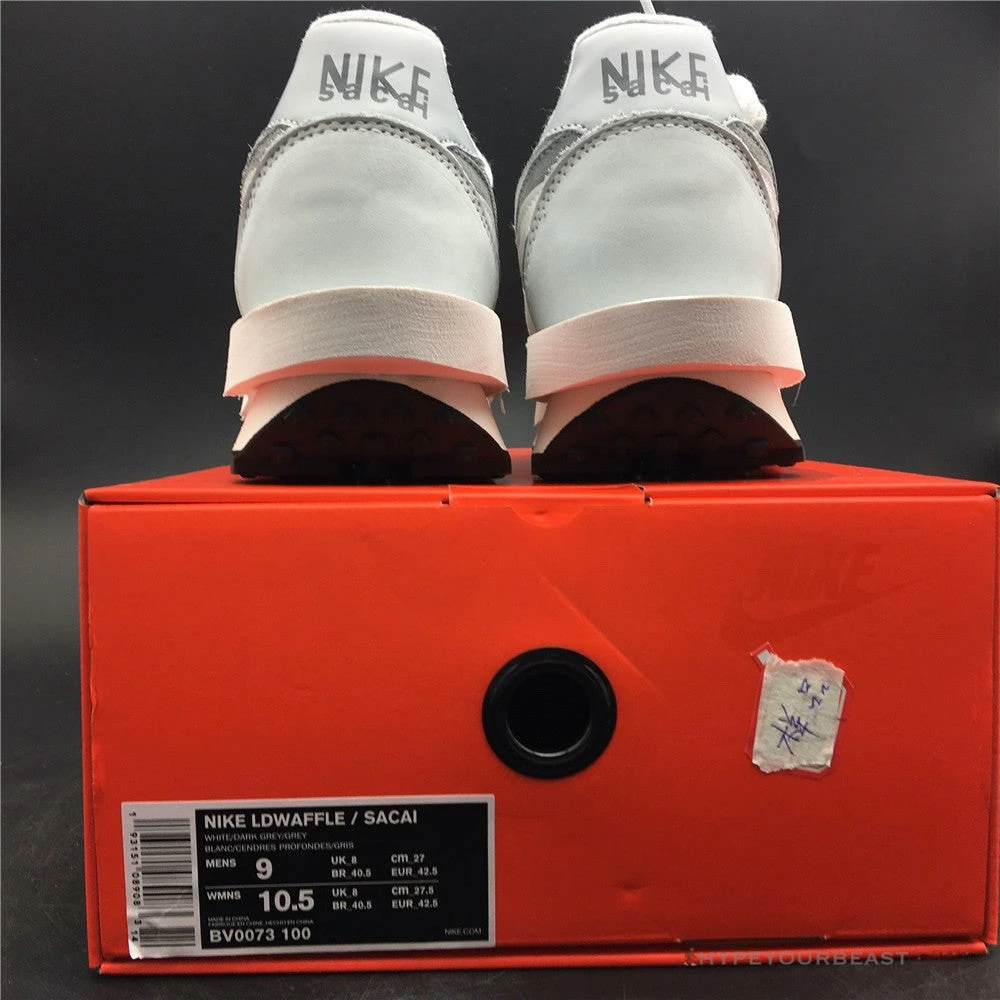 Hypeyourbeast Nike LD Waffle Sacai White Grey 3 Hypeyourbeast Nike LD Waffle Sacai White Grey