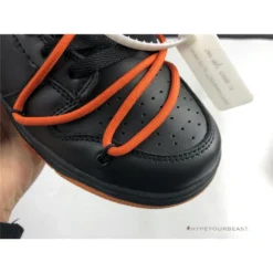 Hypeyourbeast Off White X Nike Dunk Low Black Orange