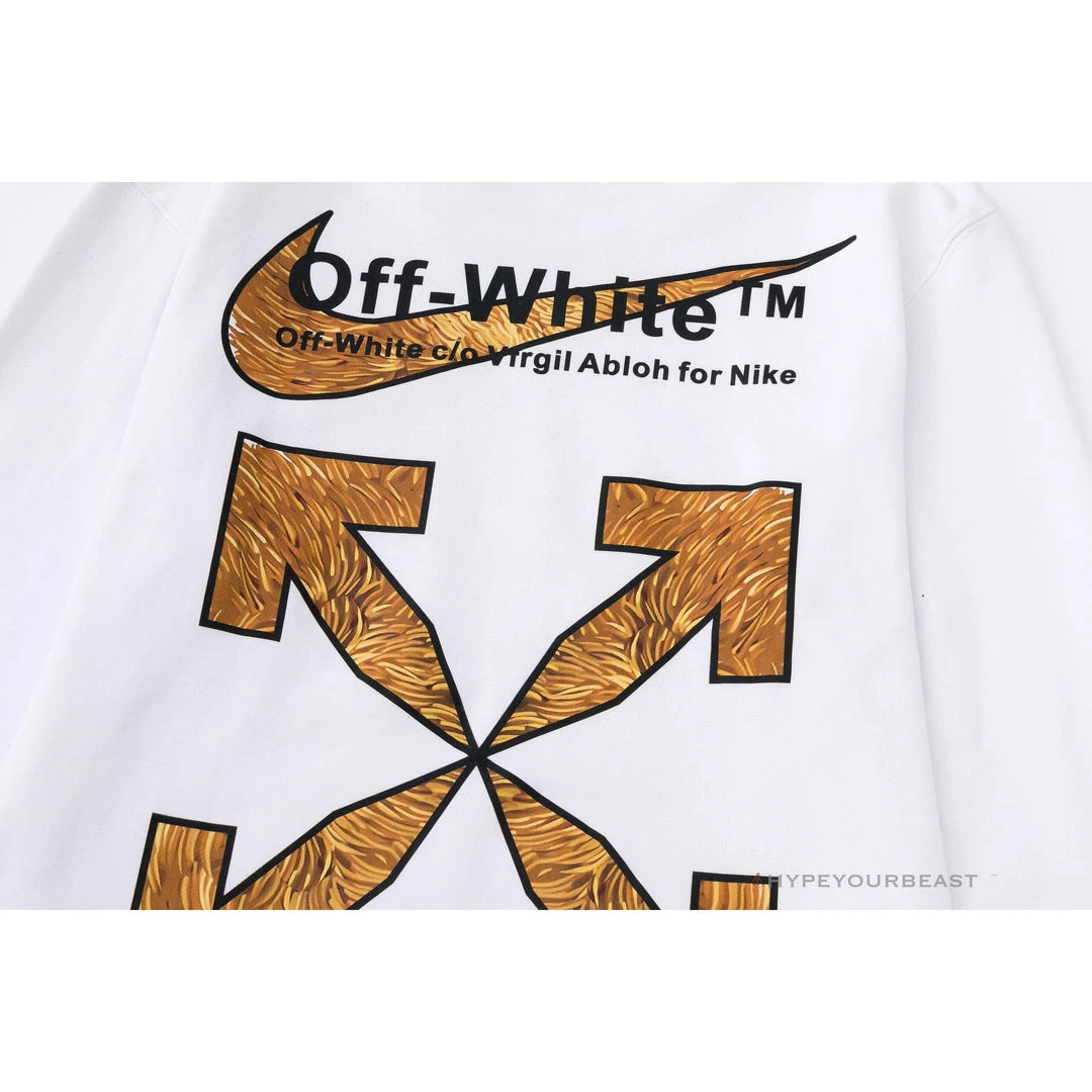 HypeYourBeast Off-White X Nike Shirt Teddy White Shirts 5 HypeYourBeast Off-White X Nike Shirt Teddy White Shirts