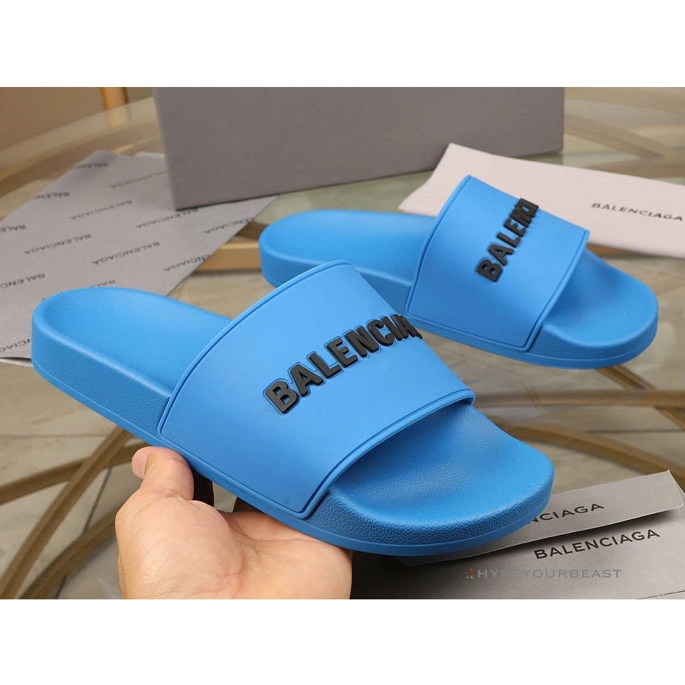 HypeYourBeast Balenciaga Slides BCG Slides Blue 1 HypeYourBeast Balenciaga Slides BCG Slides Blue