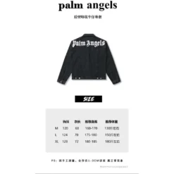 HypeYourBeast Palm Angels Jean Jacket Black