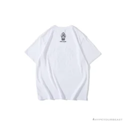 Hypeyourbeast Clothes BAPE Baby Shark Blue Shark Tee Shirt 'WHITE'