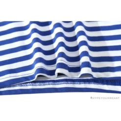 Hypeyourbeast Clothes BAPE Baby Milo Sesame Street Striped Tee Shirt 'BLUE'