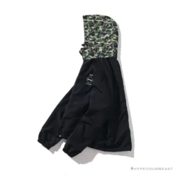 Hypeyourbeast BAPE X FCRB Joint Double Zip Camouflage Hoodie 'BLACK' Clothes