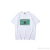 Hypeyourbeast BAPE Spoof Dollar Bill Tee Shirt 'WHITE'