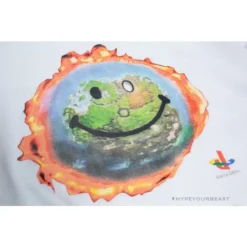 Hypeyourbeast OFF-WHITE Travis Scott Fortnite Peripheral Rap Tee Shirt 'WHITE'