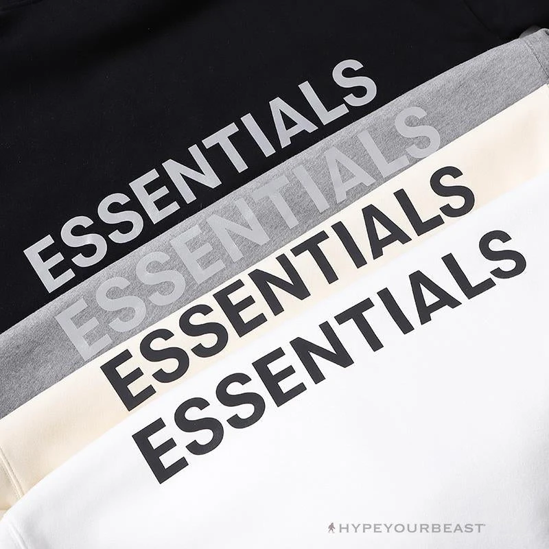 HypeYourBeast Hoodies & Jackets FOG Hoodie Reflective ‘ESSENTIALS’ Beige 13 HypeYourBeast Hoodies & Jackets FOG Hoodie Reflective ‘ESSENTIALS’ Beige