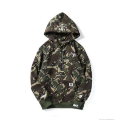 HypeYourBeast Clothes Bape Camo Hoodie Army Camouflage