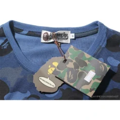 Hypeyourbeast BAPE Camouflage Shark Head Classic Cotton Short Sleeve Tee Shirt 'BLUE' Clothes 15 Hypeyourbeast BAPE Camouflage Shark Head Classic Cotton Short Sleeve Tee Shirt 'BLUE' Clothes