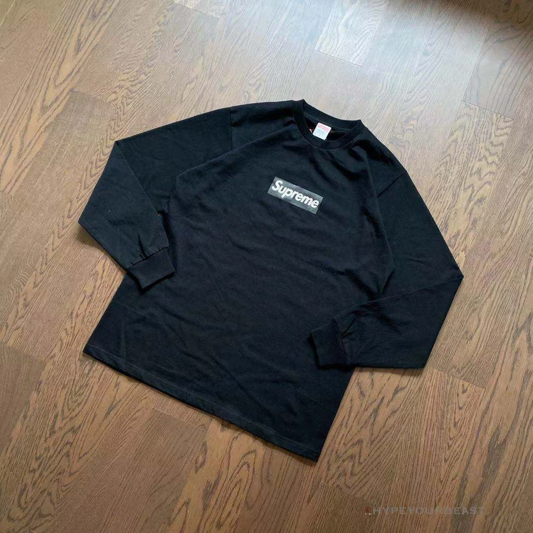 Hypeyourbeast Supreme Long Sleeve Shirt Black Shirts 2 Hypeyourbeast Supreme Long Sleeve Shirt Black Shirts