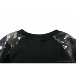 Hypeyourbeast Clothes BAPE Baby Milo Galaxy Astronaut Luminous Tee Shirt 'BLACK'