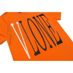 HypeYourBeast Vlone Orange Staple Tee Shirt T-Shirts