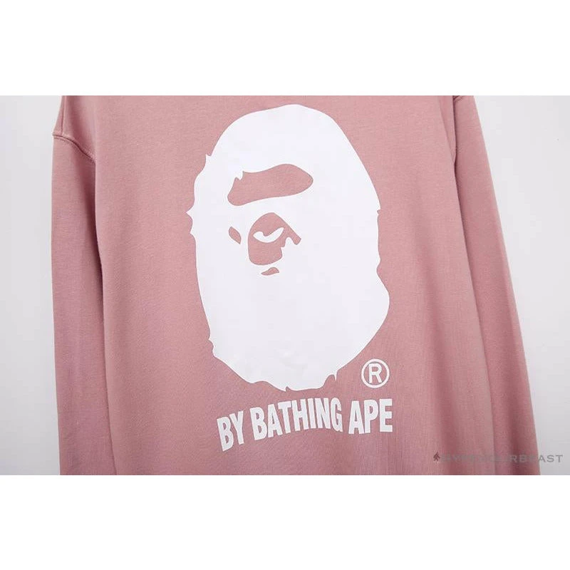 Hypeyourbeast BAPE Behind The Great Ape-Man Head Long Sleeve Shirt 'PINK' Clothes 9 Hypeyourbeast BAPE Behind The Great Ape-Man Head Long Sleeve Shirt 'PINK' Clothes