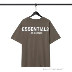 HypeYourBeast FOG Essentials Tee Shirt ‘Los Angeles’ TAUPE T-Shirts