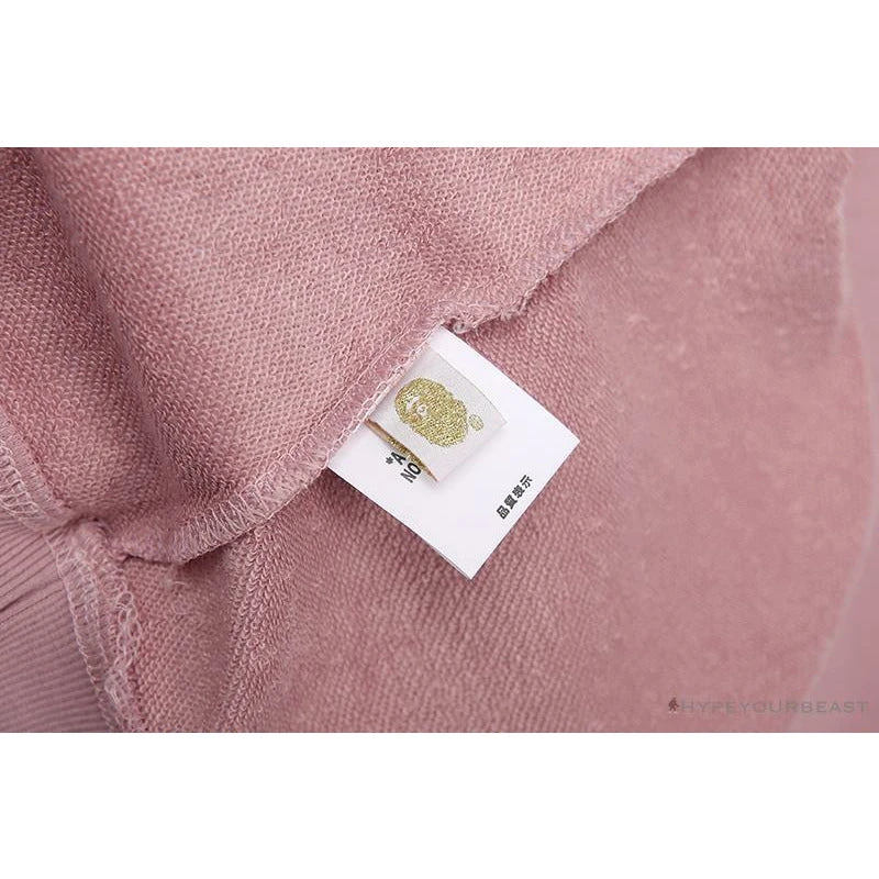 Hypeyourbeast BAPE Behind The Great Ape-Man Head Long Sleeve Shirt 'PINK' Clothes 11 Hypeyourbeast BAPE Behind The Great Ape-Man Head Long Sleeve Shirt 'PINK' Clothes
