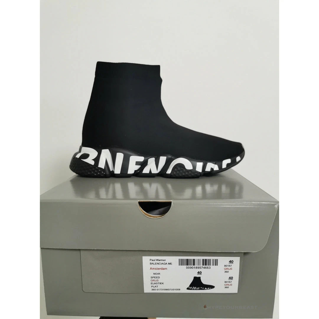 HypeYourBeast BCG Sock Sneakers Black Black White Balanciaga Sock Sneakers 4 HypeYourBeast BCG Sock Sneakers Black Black White Balanciaga Sock Sneakers