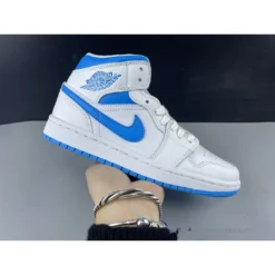 Hypeyourbeast Air Jordan 1 Mid Sail Light Blue