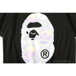 Hypeyourbeast Clothes BAPE Great Ape Head Symphony Lightning Tee Shirt 'BLACK'