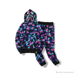 Hypeyourbeast BAPE X KID CUDI Camouflage Hoodie Clothes