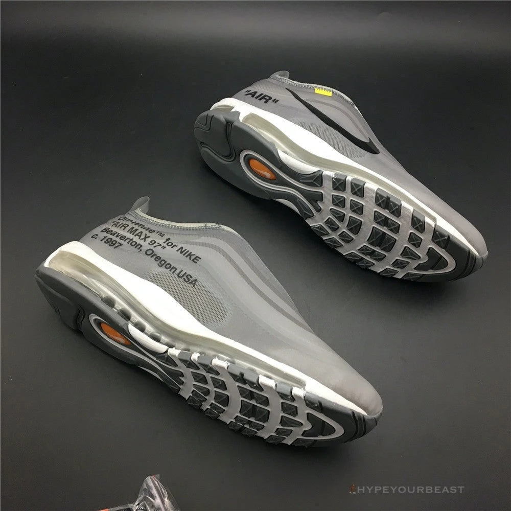 Hypeyourbeast Off White X Nike Air Max 97 Light Grey Black White 13 Hypeyourbeast Off White X Nike Air Max 97 Light Grey Black White