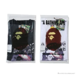 Hypeyourbeast BAPE Universe Solar System Ape Man Head Tee Shirt 'WHITE'