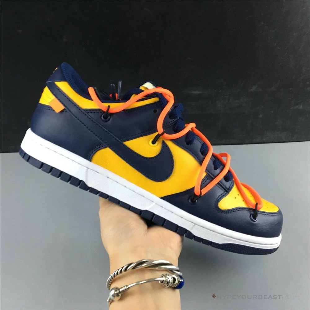 Hypeyourbeast Nike Off-White X Dunk Low 'University Gold' 7 Hypeyourbeast Nike Off-White X Dunk Low 'University Gold'