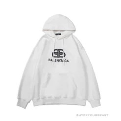 HypeYourBeast BCG BB Hoodie White Black Hoodies & Jackets