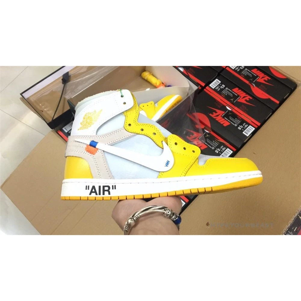 Hypeyourbeast Off-White X Air Jordan 1 High Canary Yellow 5 Hypeyourbeast Off-White X Air Jordan 1 High Canary Yellow