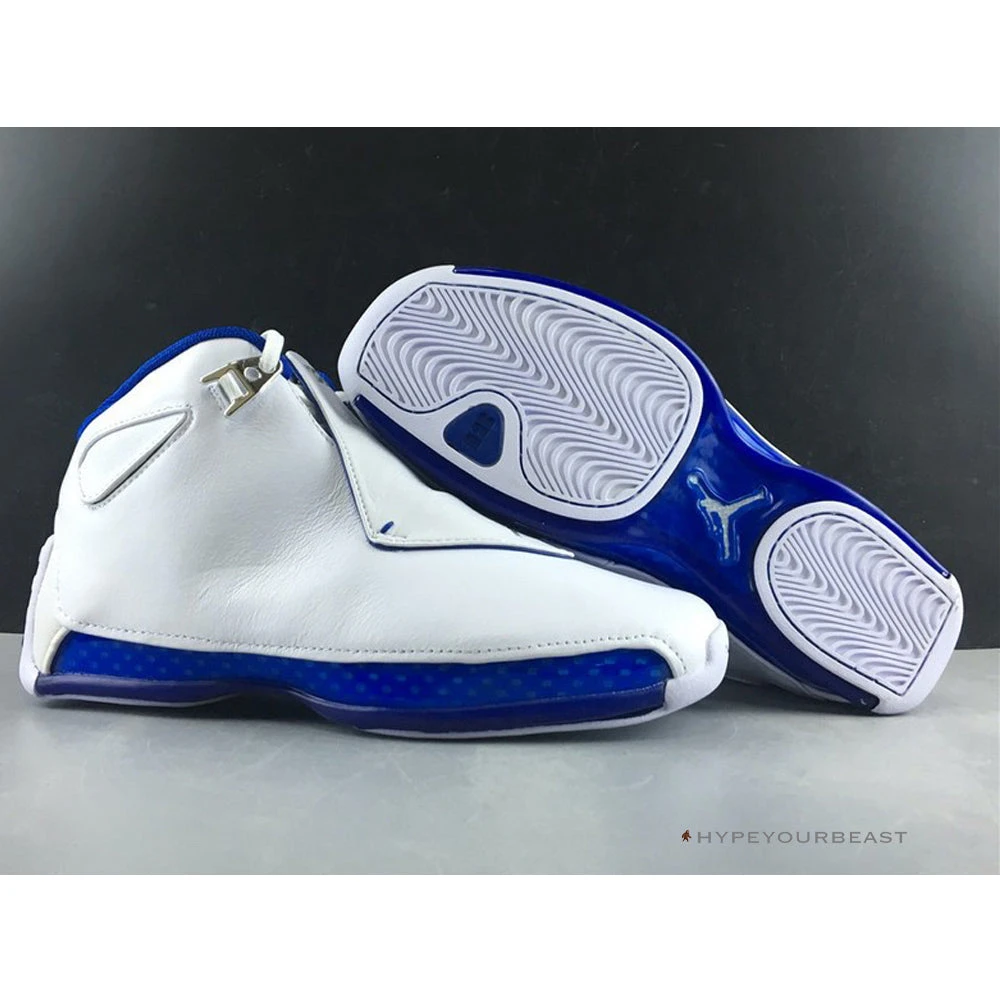 HypeYourBeast Air Jordan 18 Retro 'White Sport Royal' 1 HypeYourBeast Air Jordan 18 Retro 'White Sport Royal'