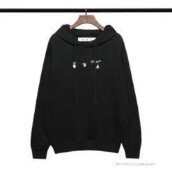 HypeYourBeast Off White Hoodie Black RED
