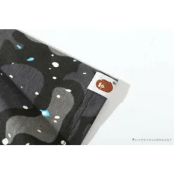 Hypeyourbeast Clothes BAPE Baby Milo Galaxy Astronaut Luminous Tee Shirt 'BLACK'