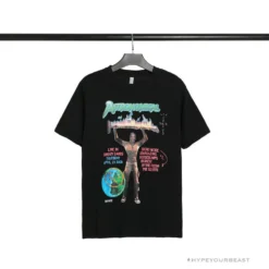 Hypeyourbeast OFF-WHITE Travis Scott Fortnite Tee Shirt 'BLACK'