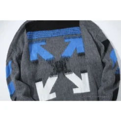 HypeYourBeast Hoodies & Jackets Off White Hoodie Grey Blue