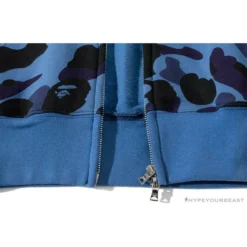 Hypeyourbeast BAPE X Readymade Tiger Head Foam Camouflage Hoodie 'BLUE' Clothes