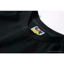 Hypeyourbeast Clothes BAPE APES TOGETHER English Alphabet Ape Head Long Sleeve Shirt 'BLACK'