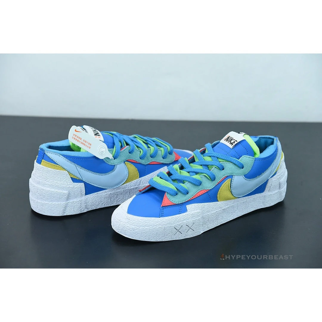 HypeYourBeast Nike Blazer Low Sacai KAWS Blue 2 HypeYourBeast Nike Blazer Low Sacai KAWS Blue