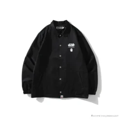 Hypeyourbeast Clothes BAPE X Star Wars Collaboration Windbreaker Jacket 'BLACK'
