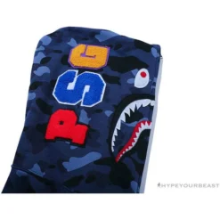 Hypeyourbeast BAPE X PSG Paris Saint-Germain Camouflage Blue Hoodie Clothes