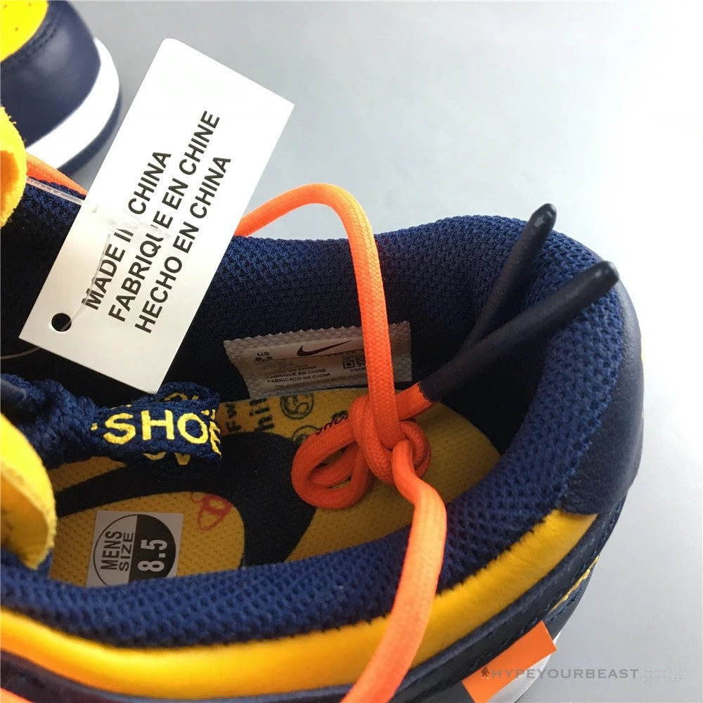 Hypeyourbeast Nike Off-White X Dunk Low 'University Gold' 8 Hypeyourbeast Nike Off-White X Dunk Low 'University Gold'