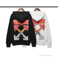 HypeYourBeast Off White Hoodie Black RED