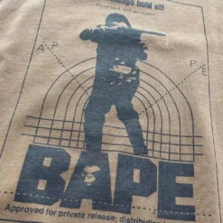 HypeYourBeast Bape Long Sleeve Tee Shirt Brown