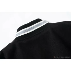 Hypeyourbeast BAPE Embroidered STA Star Stitched Woolen Baseball Jacket 'BLACK'
