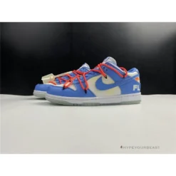 Hypeyourbeast Futura X Off-White X Nike Dunk Low Blue
