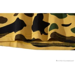 Hypeyourbeast Clothes BAPE KIDS Color Ape Head Camouflage Tee Shirt 'YELLOW'